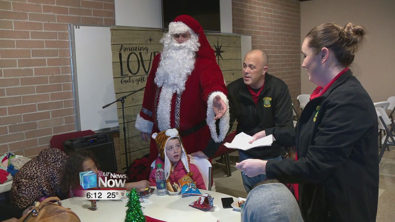 Holiday party brings the Lima Police Department and community together